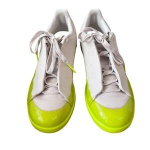 Adidas x IVY PARK Stan Smith Dipped Sneakers Neon Yellow Tan  Men's Size 8‎ EUC